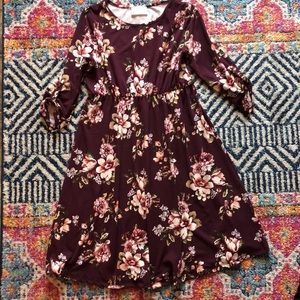 French Grey Maternity dress